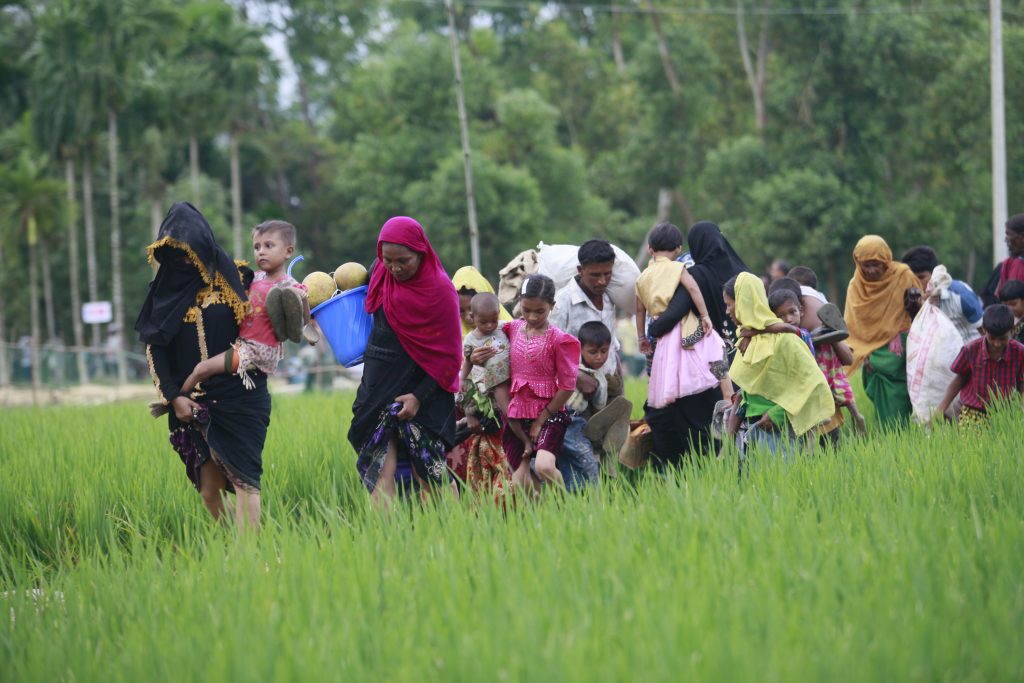 Rohingya Muslims Flee Violence In Myanmar